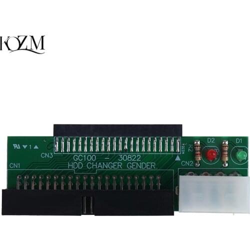 44 Pin 2.5 " HDD to 3.5 " IDE 40 Pin Interface Hard Disk Drive HDD Converter Adapter for Laptop Desktop PC Computer