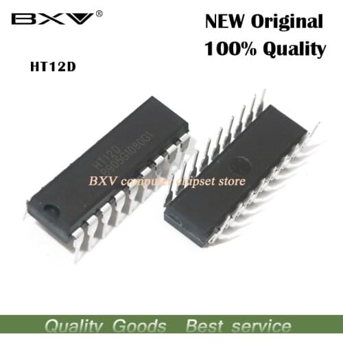 5PAIR 5PCS HT12D and 5PCS HT12E DIP18 HT-12D+HT-12E HT12 new original IC