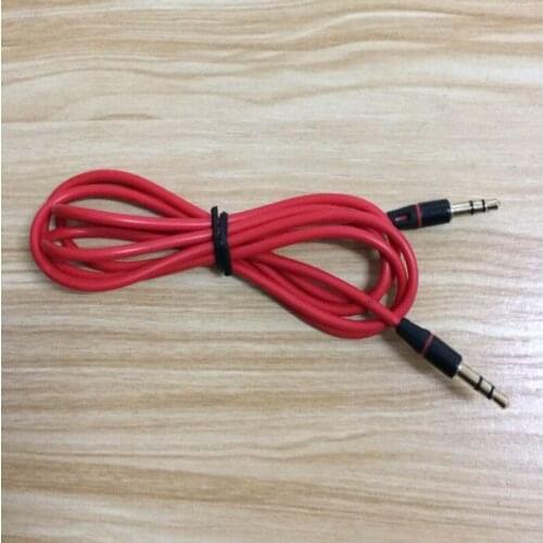 500pcs 1.2M 4FT Stereo Audio Aux Cable Line 3.5mm to 3.5mm Male to Male Aux Cable in Car for MP3 MP4 CD Speaker Mobile Phone