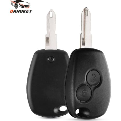 Dandkey 2 Buttons Key Case For Renault Trafic Clio Kangoo Sandero Vivaro Primastar Movano Remote Fob Shell 206 207 307 306 Key
