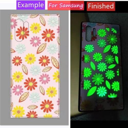 Customized DIY Incoming Call Led Phone Case For Samsung A42 A12 A91 Galaxy Note 8 9 10 Pro Plus Note 20 Plus Ultra Glass Funda