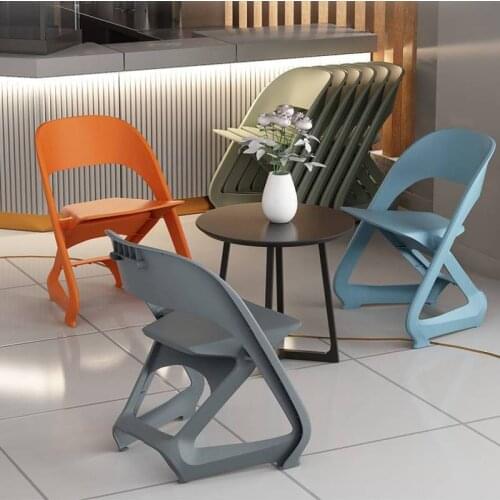 Стульчик для кормления Children Furniture Dining Chair With Modern Simple Plastic Backrest Chairs Leisure Creative Stool Back