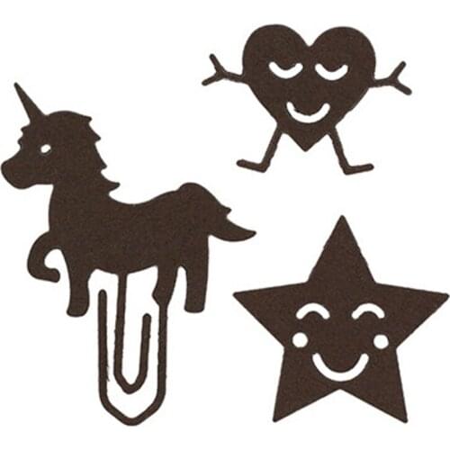 Unicorn Smile Heart Star Metal Cutting Dies for DIY Scrapbooking Crafts Supplies Embossing Paper Cards Making New 2019 Diecuts