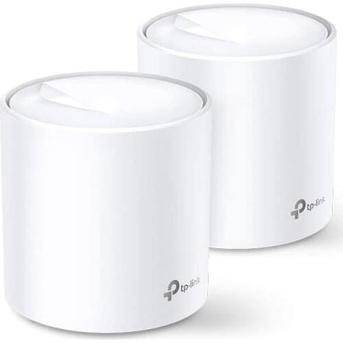 TP-Link Whole Home Wi-Fi 6 System, Up to 4000 Coverage, Compatible with Amazon Alexa,Antivirus and Parental Controls, Pack of 2