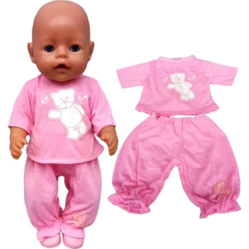 43cm new born Baby Doll clothes red zipper hooded coat 18 Inch American OG girl Doll jacket