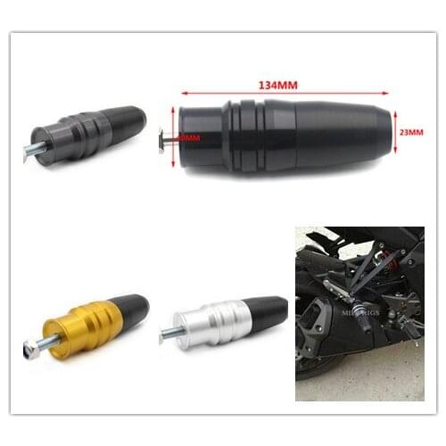 Motorcycle exhaust anti-fall bar body floor protection anti-drop device for HONDA CBR1100XX VTX1300 X-11 NC700 1200F CBF1000 600