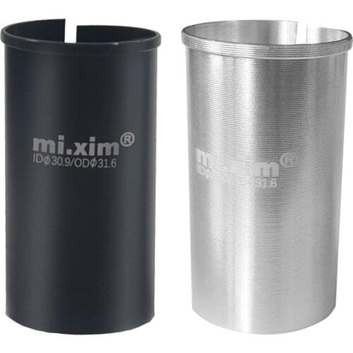 MTB Bike Seatpost Reducer Sleeve Shim 30.9mm to 31.6mm Seat Tube Convert Adapter