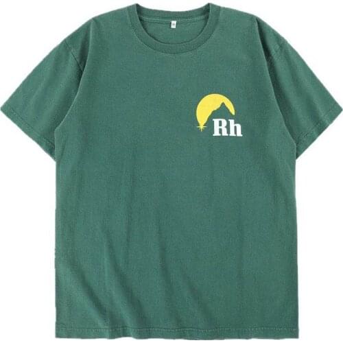 Men 2020 New luxury RHUDE T Shirts T-Shirt Hip Hop Skateboard Street Cotton T-Shirts Tee Top kenye S-XXL N220