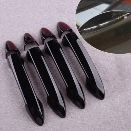 NEW 8Pcs/Set Side Door Handle Cover Trim Without Keyless Hole Fit For Honda Accord 9th 2013 2014 2015 2016 2017 Glossy Black