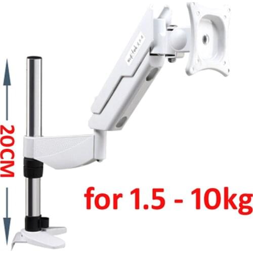 LCD-TS1S 10-27" air press gas strut 1.5-5.5kg tilt lcd desktop Mount 360 rotate swivel monitor table bracket