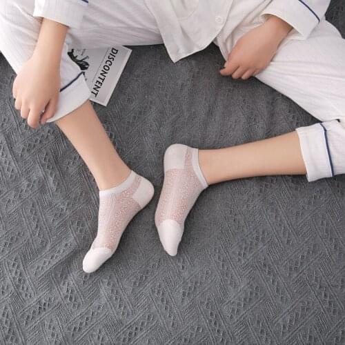 Women Lace No Show Woman Socks Fashion Girls Sock 1 Pair Summer Spring Cool Feeling