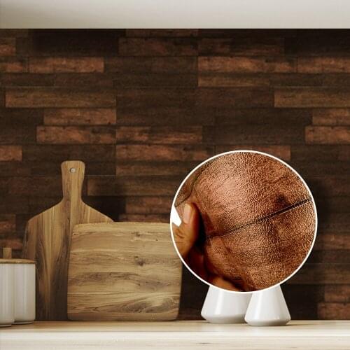 Bump texture Tile sticker 3D Self-adhesive Floor decoration Thicken kitchen oilproof sticker bathoom waterproof Non-slip sticker