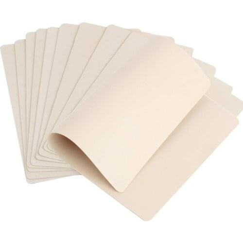 PEPAX 5/10/15pcs Tattoo Practice Skin 8'' x 6'' Double Sides Blank Tattoo Microblading Eyebrow Fake Skin for Tattoo Beginners