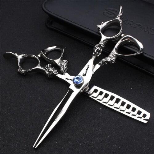 7 inch 8 inch 9 inch professional genuine hairdressing scissors hair stylist special haircut scissors flat cut teeth scissors
