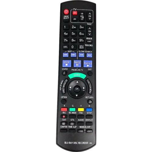 Remote Control For Panasonic DMR-BWT700, DMR-BWT800, DMR-BWT700GL, DMR-BWT800GL Blu-ray Disc Recorder