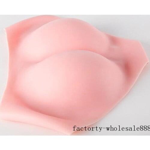 Fashion Pink Full Silicone Padded Buttock Enhancer Body Shaper Sexy Fake Panty 3 Sizes Women Plus Size Pants Handmade Codplay us