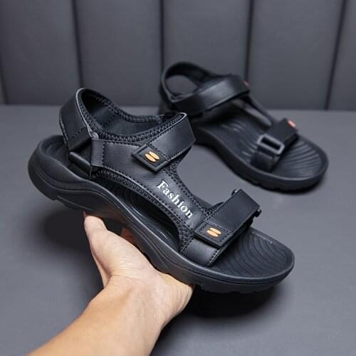 Summer Light-weight Mens Sandals Outdoor Black EVA Slip On Soft Casual Sandal Shoes For Man Sandle Big Size Zapatos Hombre