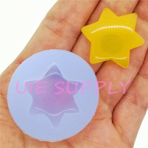 BYL570U 25.6mm x 24.1mm Silicone Mold Fondant Cake Decoration Candy Resin Clay Earrings Necklace Craft Soap Candle FOOD SAFE