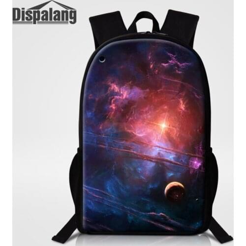 Dispalang Universe Galaxy School Bags for Teenager Girl Boy Women Stylish Backpacks Men Travel Shoulder Bag Kids Book Bag