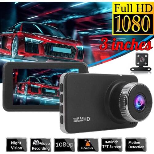 Universal Dash Cam Rear View Camera Video Recorder 3inch 1080P Multifunctional IPS Auto Camera Car Dvr