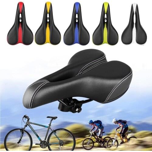 High Elastic Breathable Comfort Bicycle Saddle Cushion Seat Shock Absorbing Mountain Bike Seat Pad Cycling Accessories