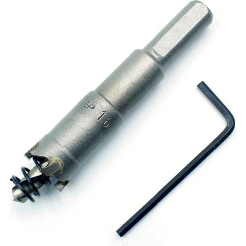 Core Drill Bit 16mm Hole Saw Metal Drilling Brocas Straight Shank Drill Bits for Metal Cutting Stainless Steel Plate Power Tools