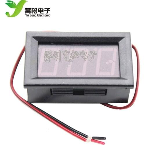 0.56 two-wire 5V-120V electric vehicle voltmeter digital display 36V/48V/60V/72V/84V/96V