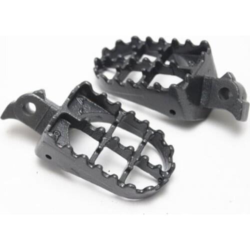 1 Pair of Left & Right Footrest Foot Pegs for Honda XR50R for Kawasaki KLR 650
