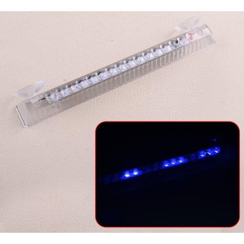12V Universal Car 16 LED Solar Blue Strobe Flashing Flash Warning Dash Light Lamp