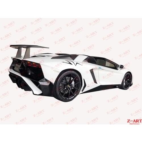 2011-2017 Z-ART LP750 SV rear bumper for LP700 carbon fiber rear bumper for Aventador LP700 LP720