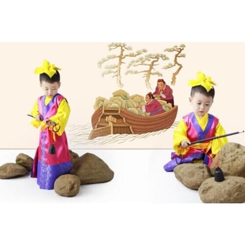 2016 Childrens photography costume Chinese Ancient clothing Halloween Cosplay costume Chinese Prince Costume Student uniform