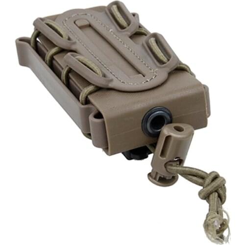 3pcs/lot New TMC2779 9mm Soft Shell Outdoor Tactical Single Clip Magazine Pouch BK/DE/FG Free Shipping