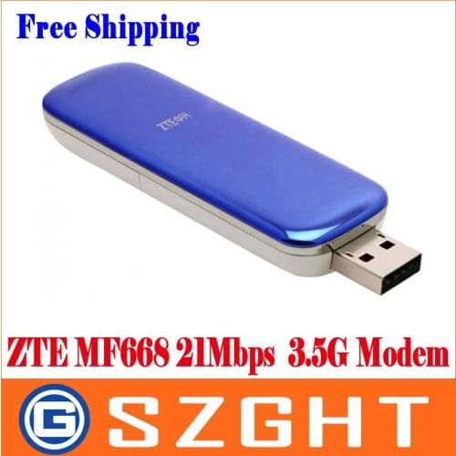 Free shipping ZTE MF668 21Mbps Wireless 3.5G HSUPA Usb Modem Free shipping WEIL