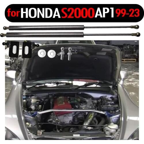 For HONDA S2000 1999-2003 (AP1) S2K Front Hood Bonnet Modify Gas Struts Shock Carbon Fiber Spring Damper Lift Supports Absorber