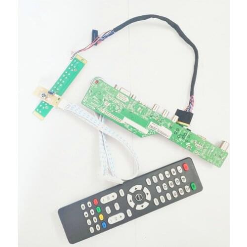 For N134B6-L01/L02 LVDS 40Pin WLED 1366*768 PC 13.4" T.V53 screen controller drive board VGA+HDMI-Compatible+AV+USB+RF