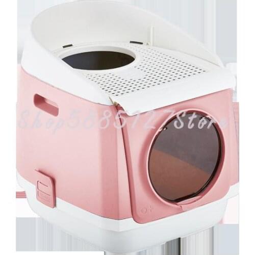 Cat Litter Basin Cat Toilet Multi Splash Proof Fully Closed Cat Litter Basin Deodorization Extra Large Cat Products Package