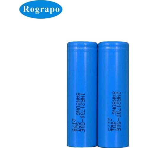 New 3.7V 10A 5000mAh 21700 Battery For Samsung INR21700-50E 3500mAh 10A 18650 35E 35ET INR18650-35E