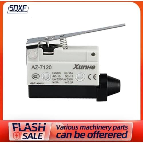 One piece, XUNHE micro-movement limit travel switch jog CZ TZ AZ-7120 lever type sealed silver contact