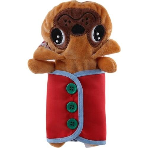 A Bulldog Plush Dressing Early Educational Toy Dress Learning Toys For Children Baby Toys Toddler Boy Toys 4pacs/set