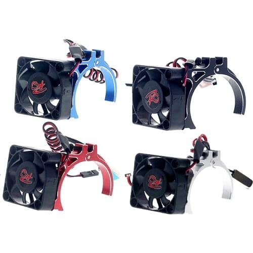 Durable 42MM Motor Temperature Control Cooling Fan Motor Heatsink for Traxxas TRX4 E-REVO UDR SCX10 RC Car Accessories