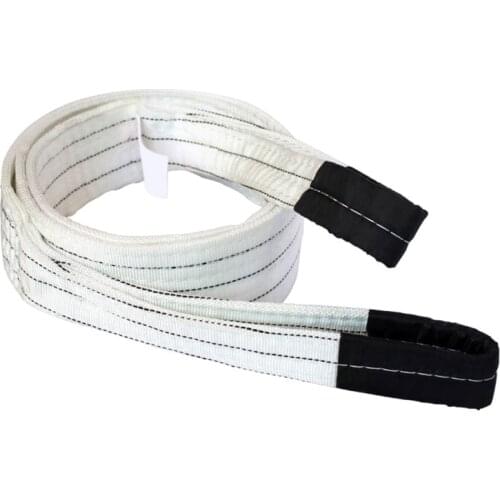 R66A Polypropylene 1m/2m/3m Red+White Lifting Straps Lifting Slings Crane Slings Industrial Flat Slings Tow Strap