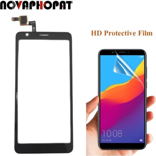 Novaphopat Tested Black Sensor For ZTE Blade L8 / A3 2019 / A3 Lite Touch Screen Digitizer Front Glass Lens Panel