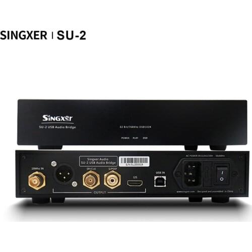 Singxer SU-2 FPGA USB Digital Interface with XMOS XU208 CPLD PCM768K IIS I2S DSD1024 DOP Full Isolation Femtosecond Clock