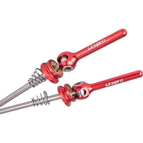 MTB Mountain Road Bike Quick Release Rod 74/130mm 100/135mm Ultralight Titanium Shaft QR Axis Folding Bicycle Skewer