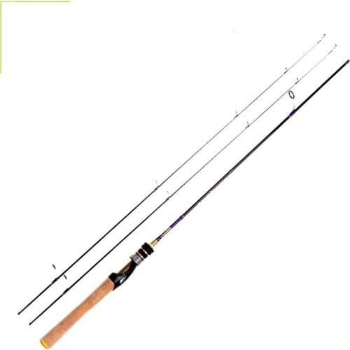1.82m 2.1m Lure Rod UL Power Pole 2 SectionSpinning Casting Canne Distance Throwing Fishing Stick Carbon Fishing Equipment Pesca