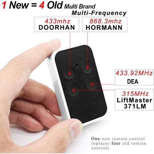 Gate Control 315/418/433/868MHZ Multifrequency Automatic Cloning Remote Control Copy Duplicator for Garage Gate Door
