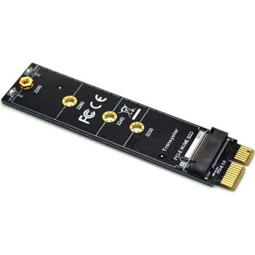 PCIE to M2 Adapter NVMe SSD M2 PCIE X1 Raiser PCI-E PCI Express M Key Connector Supports 2230 2242 2260 2280 M.2 SSD Full Speed