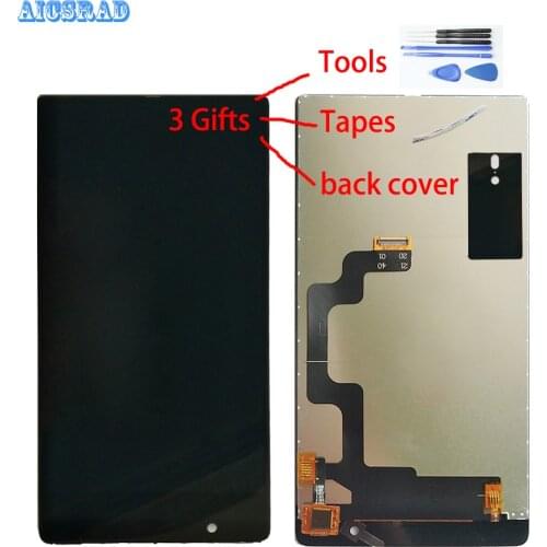 AICSRAD For Umidigi umi crystal LCD Display touch screen Digitizer Assembly 5.5inches Replacement repair parts+ back cover