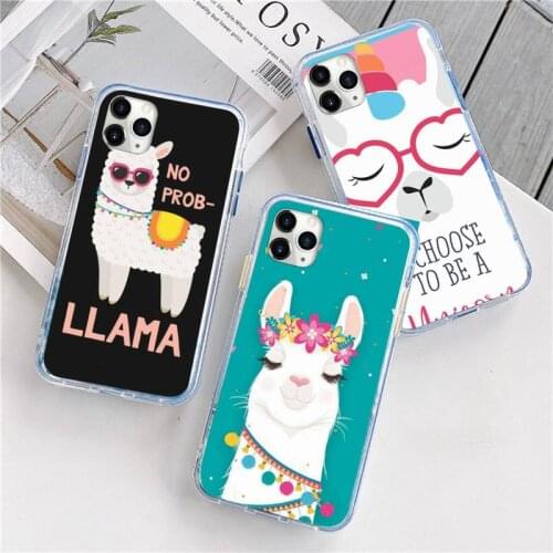 Lama Llama Animals Phone Case For iphone 12 5 5s 5c se 6 6s 7 8 plus x xs xr 11 pro max mini