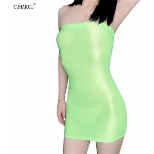 CUHAKCI Solid Summer Dresses